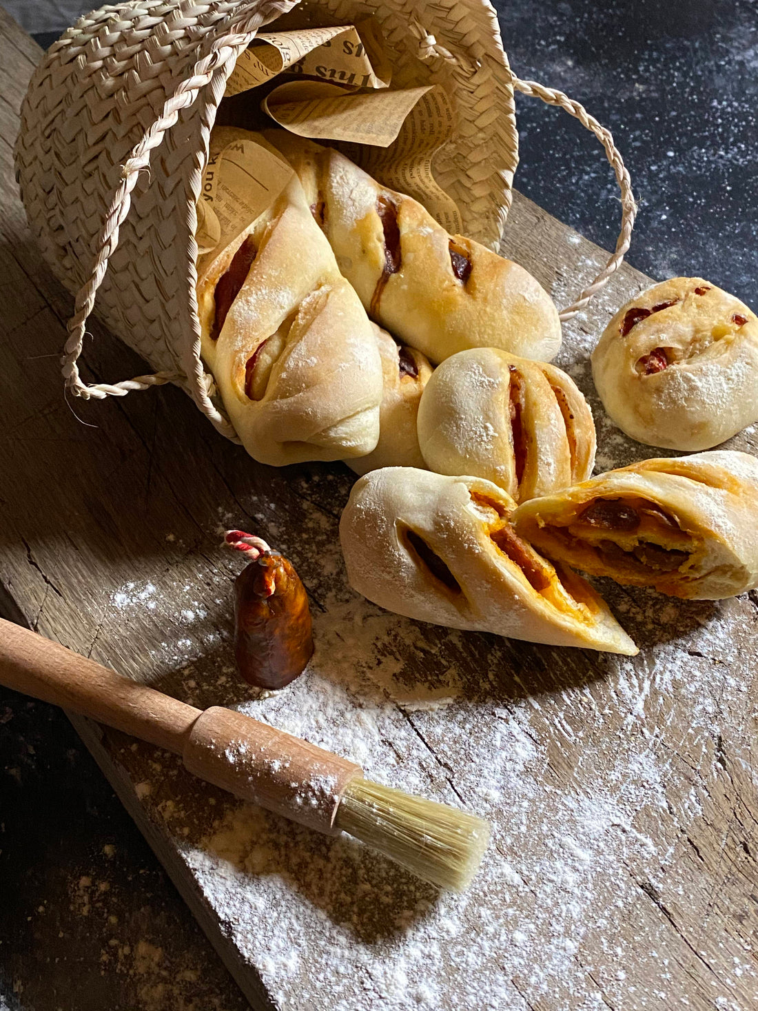 Petits pain au chorizo