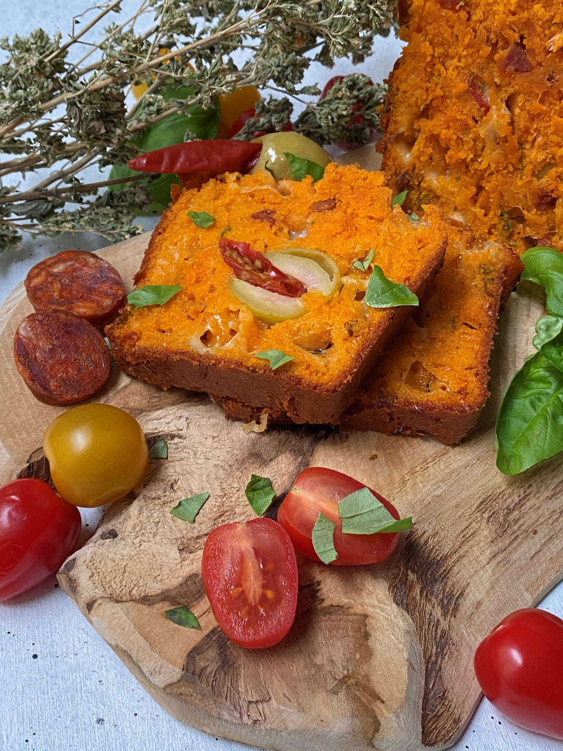 Cake au chorizo