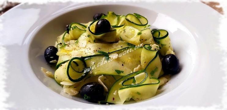 Salade de courgettes 